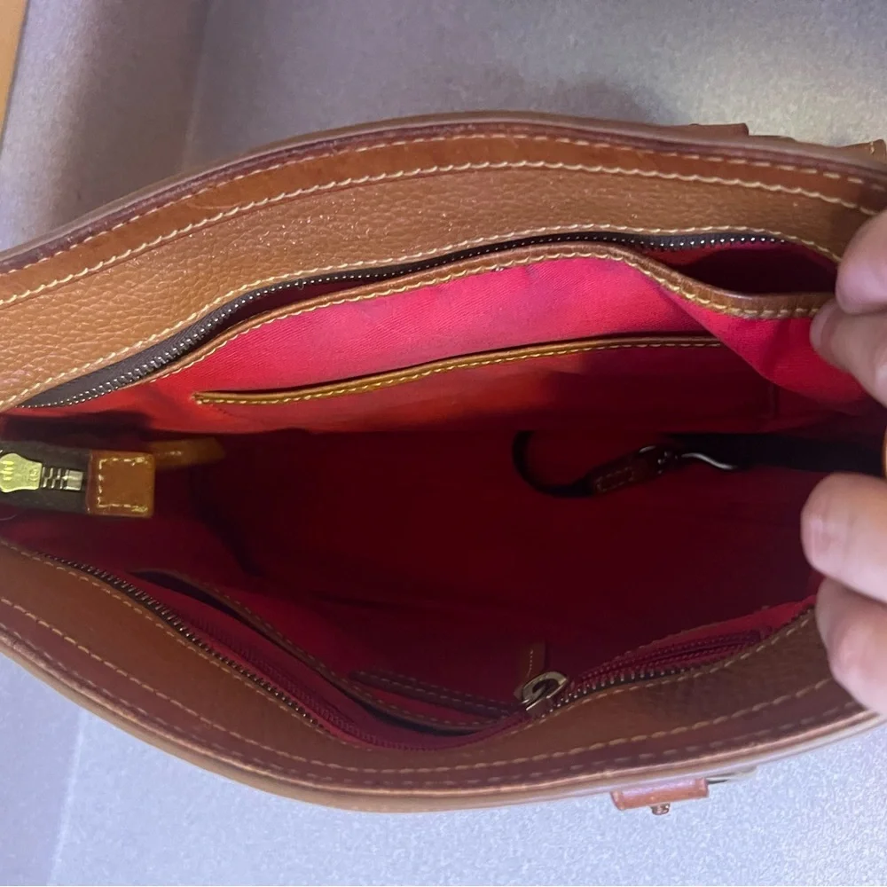 Dooney & Bourke Pebble Grain Leather Medium Pocket Satchel